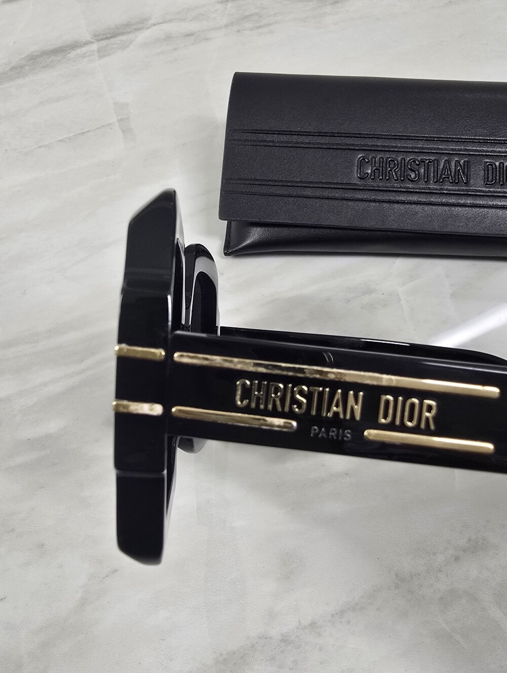 Dior Black Oversized Square Sunglasses - Picture 6 of 14